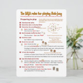 BMJA-kaart voor grote afdrukken - Voorbereid om te Kaart (Staand voorkant)