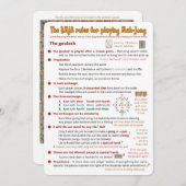 BMJA regelt kaart - De goulash (Voorkant / Achterkant)