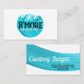 bmorecreatief visitekaartje (Voorkant / Achterkant)