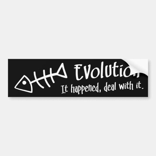 BMP Evolutie Reality Check v1.0 Bumpersticker (Voorkant)