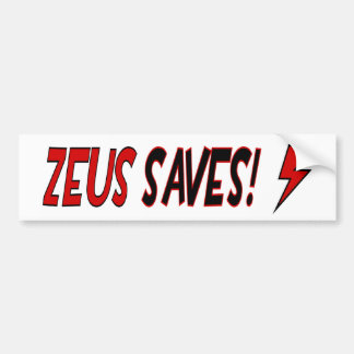 BMP Zeus redt!!! Bumpersticker