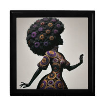 BMSC AfroCentric Houten Sieraden Keepsake Box 2