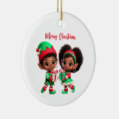 BMSC Christmas Elf Ornament, V2 Keramisch Ornament (Rechts)