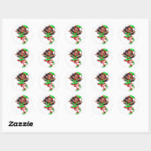 BMSC Santa's Little Helper Sticker, V1 Ronde Sticker (Vel)