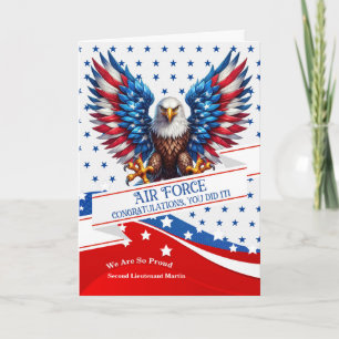 BMT Afgestudeerde Amerikaanse Adelaar en Sterren m Kaart