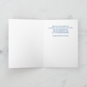 BMT Graduate American Eagle and Stars with Name Kaart (Binnen)