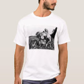 BMWモーターサイクルと美しい女性 T-SHIRT (Voorkant)