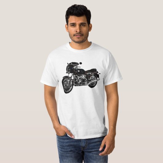 BMWモーターサイクル T-SHIRT (Voorkant volledig)