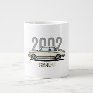 BMW 2002 Chamonix Witte Klassieke Auto Grote Koffiekop