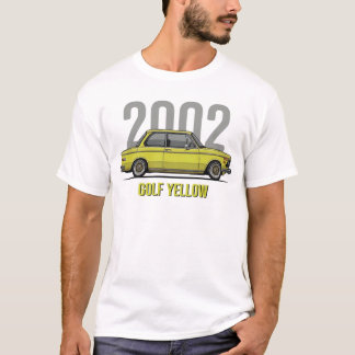 BMW 2002 Golf Geel Klassieker  T-shirt