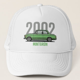 BMW 2002 Mintgroene Klassieke Auto T-shirt Trucker Pet