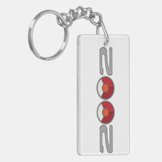 BMW 2002 stop redondo Sleutelhanger (Voorkant Links)