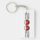 BMW 2002 stop redondo Sleutelhanger (Voorkant)