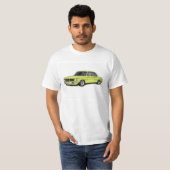 BMW 2002 Tshirt in autokleur Golf (Voorkant volledig)