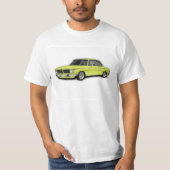 BMW 2002 Tshirt in autokleur Golf (Voorkant)