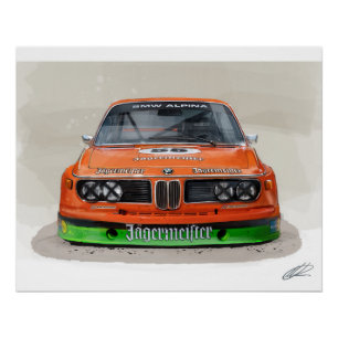 BMW 3.0 CSL Alpina Perfect Poster