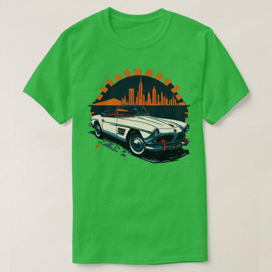 BMW 507 klassieke auto's T-shirt (Design voorkant)