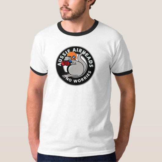 BMW Airhead Downunder (Aussie Airhead) T-Shirt (Voorkant)