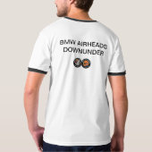 BMW Airhead Downunder (Kiwi Airhead) T-Shirt (Achterkant)