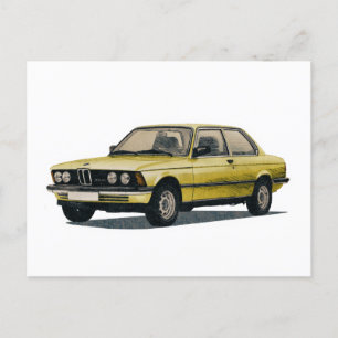  BMW auto Briefkaart
