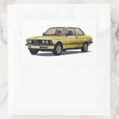 BMW auto Rechthoekige Sticker (Tas)