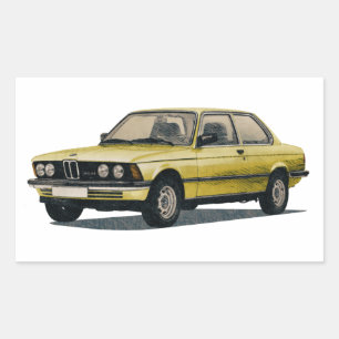 BMW auto Rechthoekige Sticker