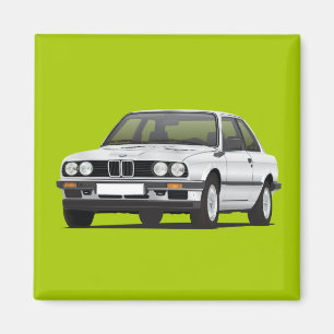 BMW E30 (3-serie) zilver Magneet
