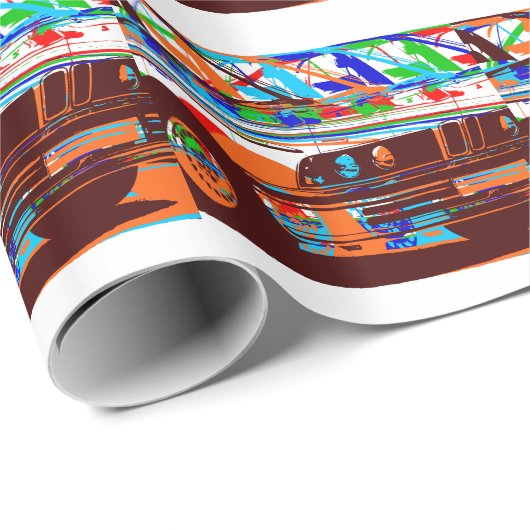 BMW E30 — Wrapingpapier Cadeaupapier (Rol Hoek)