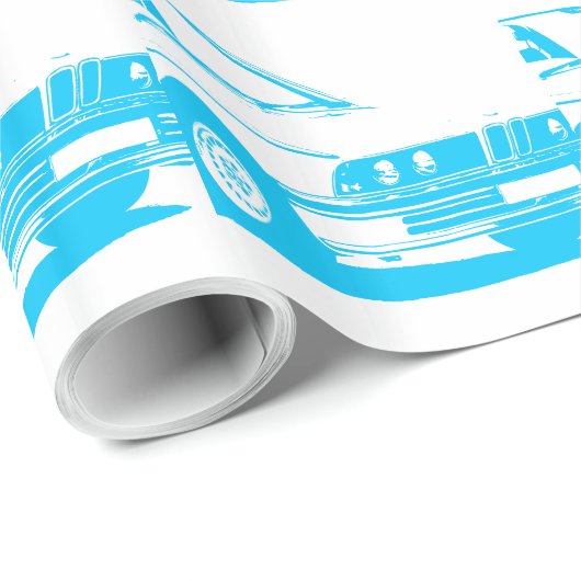 BMW E30 — Wrapingpapier Cadeaupapier (Rol Hoek)