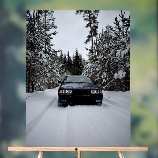 BMW E36 ACRYL BORD (Neutraal)