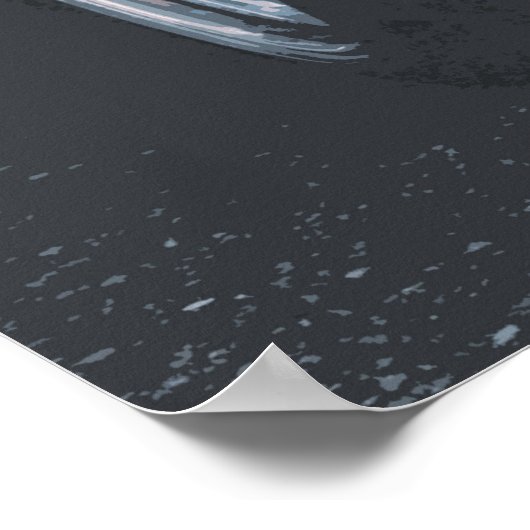 BMW E36 Auto Poster Oldtimer (Hoek)