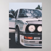 BMW E36 Auto Poster Oldtimer (Voorkant)