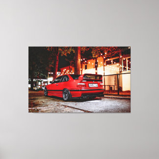 BMW E36 Racecar Canvas Afdruk