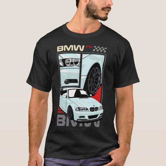 BMW E46 T-SHIRT (Voorkant)