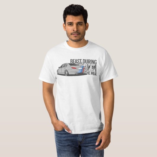 BMW e60 M5 - CarCorner T-shirt (Voorkant volledig)