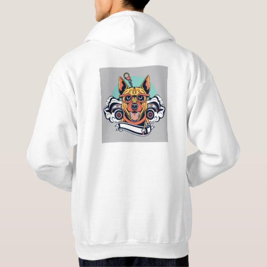 BMW en Hond | Design hoodie (Achterkant)