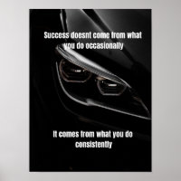 BMW Geïnspireerde Motivatieposter – Rijd Je Droom
