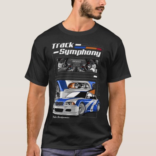 BMW GTR Track Symphony T-shirt (Voorkant)