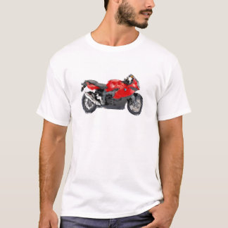 BMW K 1300S handschilderde kunstborstel Sjabloon T-shirt