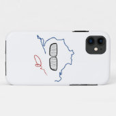 BMW Kidney Grill / Nurburgring Edition (White) Case-Mate iPhone Case (Achterkant (horizontaal))