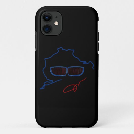 BMW Kidney Grill / Nurburgring Edition (zwart) Case-Mate iPhone Case (Achterkant)