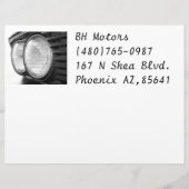 BMW koplampen briefhoofd (Voorkant)