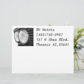 BMW koplampen briefhoofd (Staand voorkant)