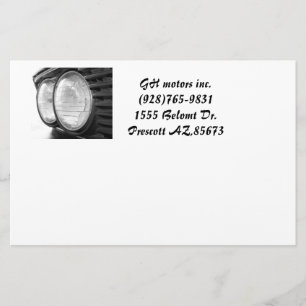 BMW-koplampen Briefpapier