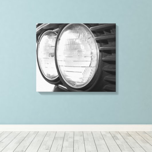  BMW koplampen canvas (Insitu (Houten vloer))