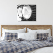  BMW koplampen canvas Afdruk (Insitu (Slaapkamer))