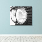  BMW koplampen canvas Afdruk (Insitu (Houten vloer))