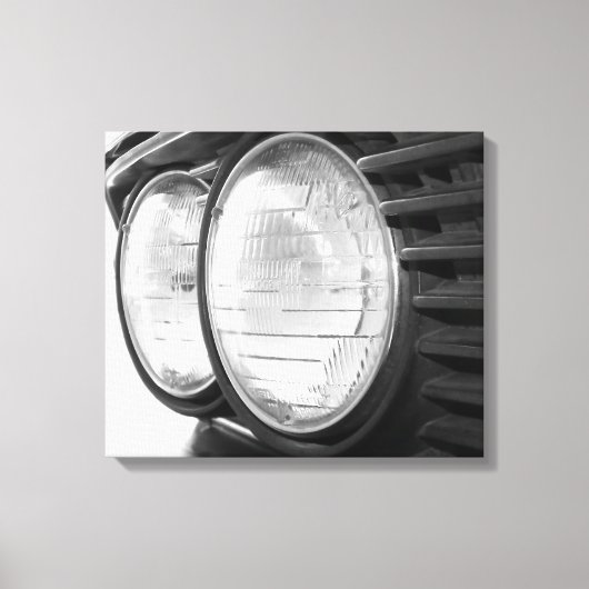 BMW koplampen canvas Afdruk (Voorkant)