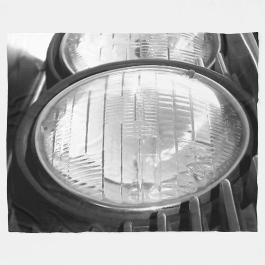BMW-koplampen Fleece Deken (Voorkant (Horizontaal))