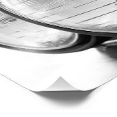 BMW-koplampen Foto Afdruk (Hoek)